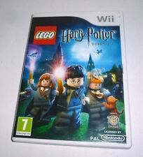 LEGO Harry Potter Years 1-4 DVD combo Nintendo Wii Wii U Complete CIB w/  manual