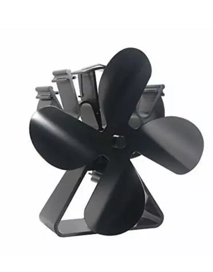 VODA Stove Fan Newly Upgraded 4 Blades Heat Powered Stove Eco Fans for Wood  L... | eBay