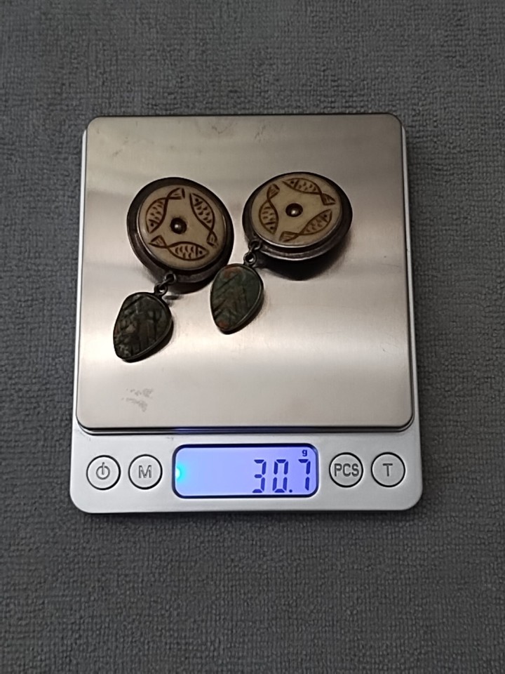 Vintage Native American Earrings, Clip On eBay