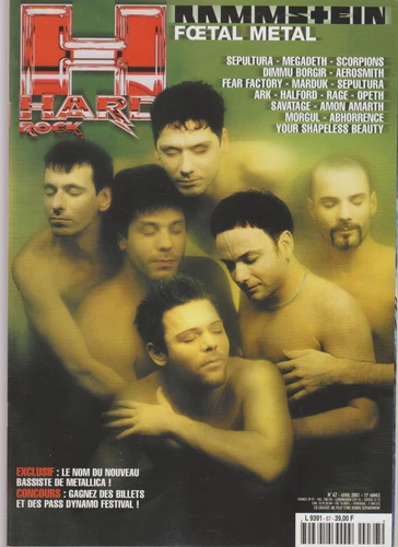 HARD ROCK N°67 RAMMSTEIN / SEPULTURA / MEGADETH / SCORPIONS / MARDUK / HALFORD