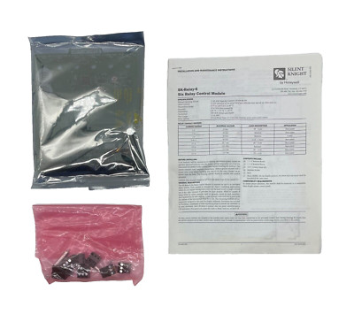 Silent Knight SK-RELAY-6 6-Relay Module - Same Day Shipping (SEALED)
