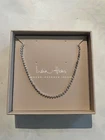 Women’s NECKLACE Ball&Chain INDIA HICKS London SILVER Plated 32.5  Gift Idea NEW