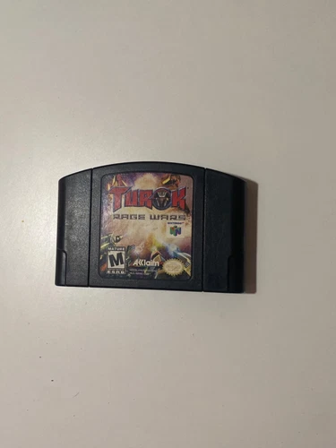 Turok Rage Wars (Nintendo 64 game cartridge N64, 1999) authentic