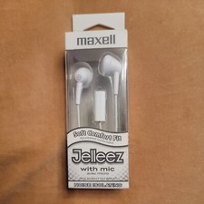 Maxell Jelleez Earset - Earbud - White Maxell Jelleez 199728 025215443985