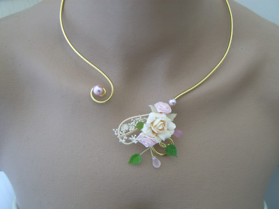 Collier Rouge robe de Mariée/Mariage/Soirée/Cérémonie perle