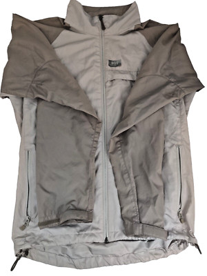 Helly Hansen Small Tan Windbreaker Lighweight Shell Pockets