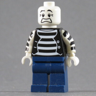 LEGO  Figur Pantomime Minifigur Sammelfigur col025 Serie 2  Mime MOC
