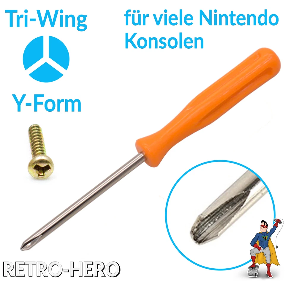 MARKENLOS Tri Wing Y Schraubenzieher Schraubendreher für Nintendo Gameboy Wii DS Lite 3DS