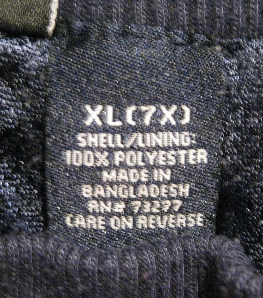 Pantalones deportivos Sonoma azul 100 % poliéster para niños talla XL (7X) Foto 3 de 4