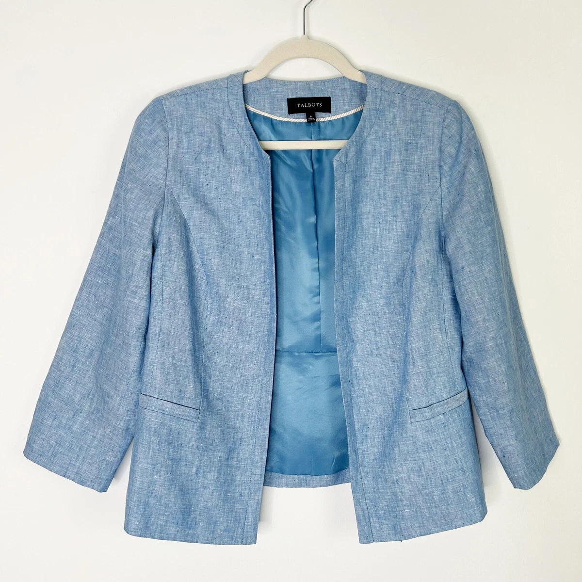 Talbots clearance linen blazer