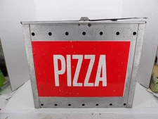 VINTAGE RARE STADIUM PIZZA HAWKER BOX VENDING STERNO CANNED HEAT VENDOR
