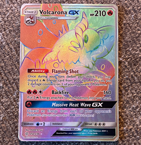 Volcarona GX (Secret) 252/236 Sm-Cosmic Eclipse Holo