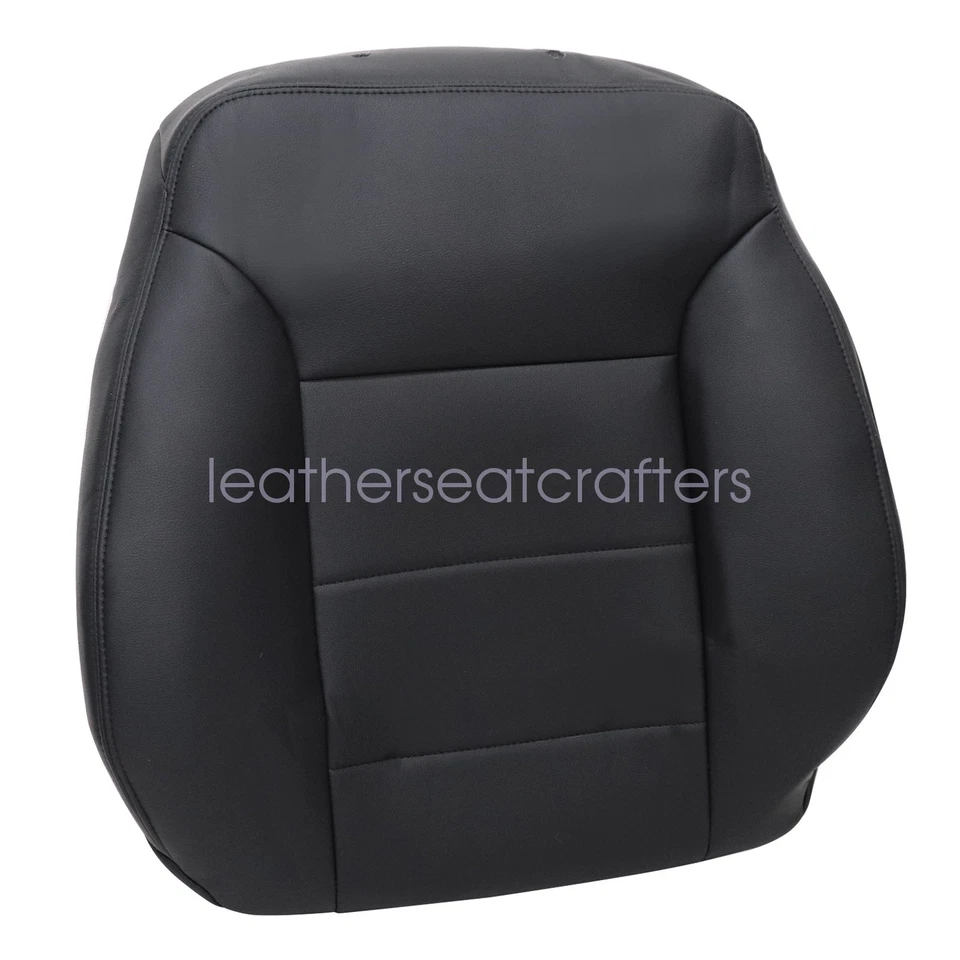 09-2013 Se adapta a Mercedes-Benz R350 lado del conductor inferior y superior cubierta de asiento de cuero negro Foto 2 de 4