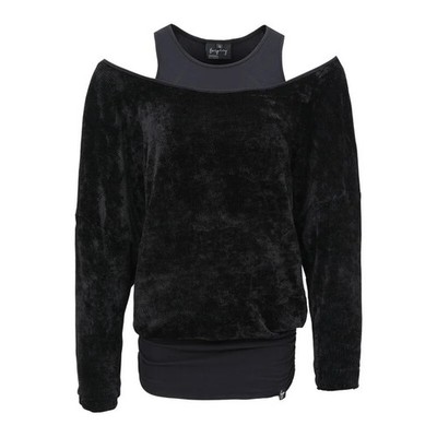 Forplay Langarmshirt Damen Bella lila/schwarz Basics