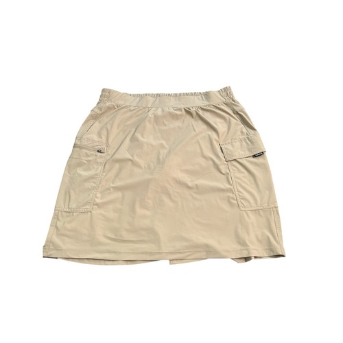 Baleaf Flyleaf UPF 50+ Quick Dry Cargo Skort Tan Women's Size XL - Picture 2 of 8