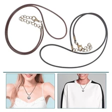 50 Pcs Necklace String for Beads Waxed Cord Bracelets Jewelry Making