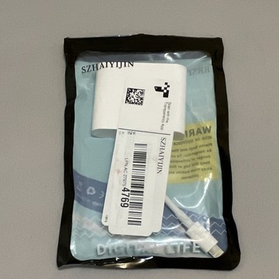 SZHAIYIJIN USB-C Card Reader Adapter White for SD & MicroSD Memory Cards