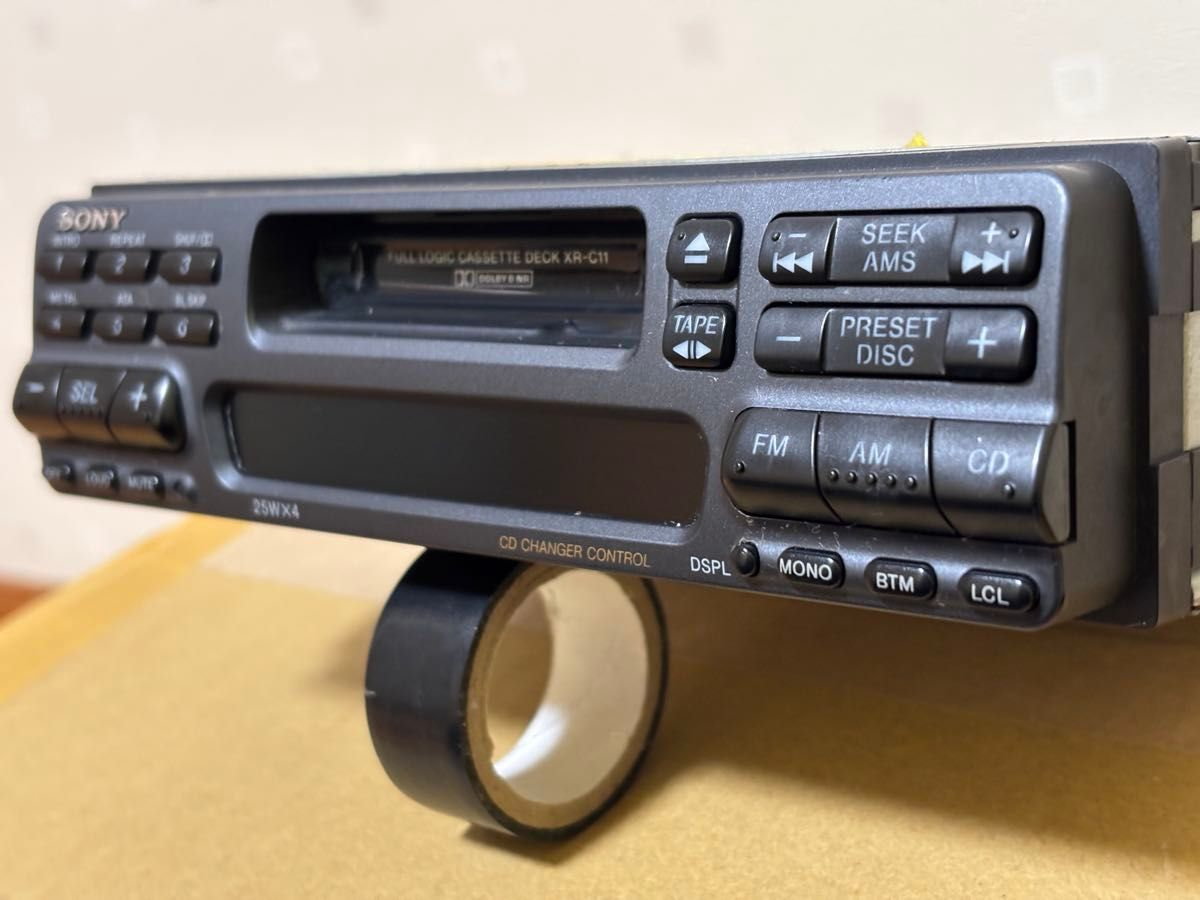 Sony XR-C11 1DIN Car Audio Cassette Player Operation Confirmed