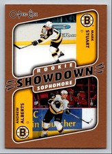 2006-07 HOCKEY CARD SET BREAK MARK STUART/ANDREW ALBERTS ROOKIE BOSTON BRUINS. rookie card picture