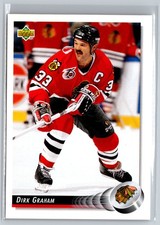 1992-93 Upper Deck #272 Dirk Graham Chicago Blackhawks