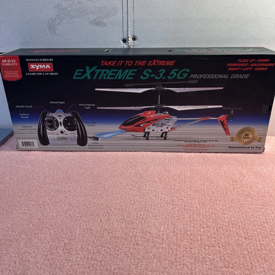 Mini Remote Control Helicopter Sums RC Helicopter 3.5CH Toy Gifts for Kids New - Image 3 of 4