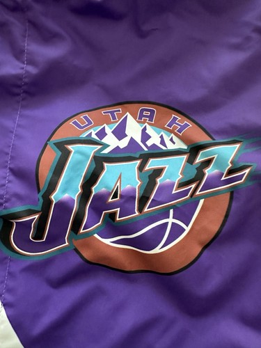 Authentic Mitchell And Ness Utah Jazz NBA Finals Warm Up Jacket XL Size 48 - Picture 4 of 10