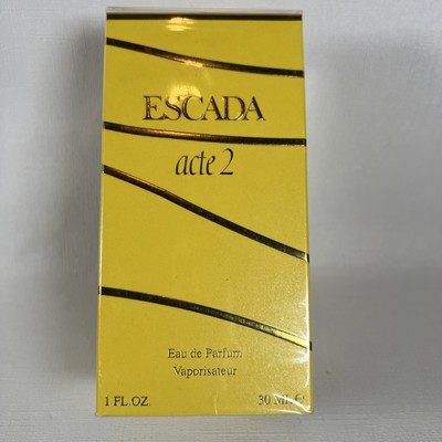 ESCADA ACTE 2 EAU DE PARFUM SPRAY FOR WOMEN 1.0 Oz / 30 ml DISCONTINUED ITEM!!!