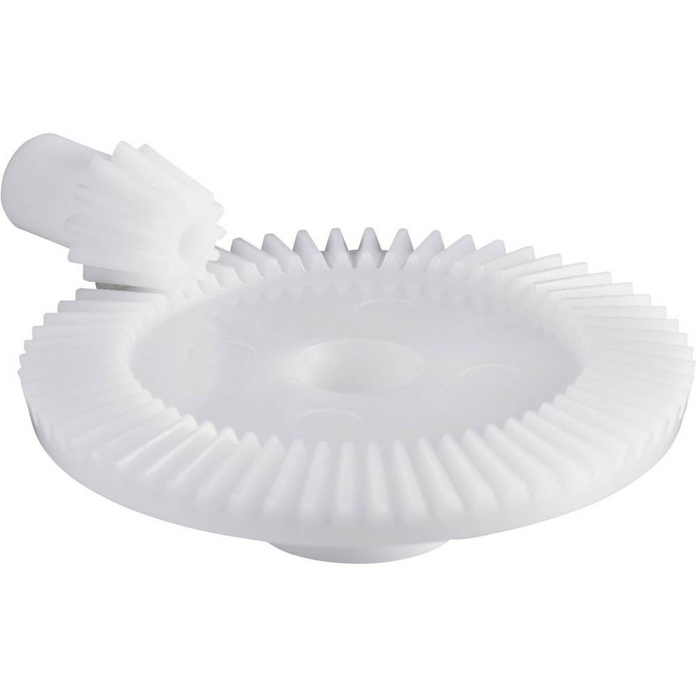 Roue conique module 1.0 engrenage plastique 12 et 60 dents