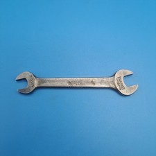Vintage Billings 3/8 x 7/16" Open End Wrench, No M1723, Triangle B, Made in USA
