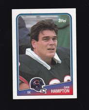 1988 Topps Dan Hampton #83 Chicago Bears