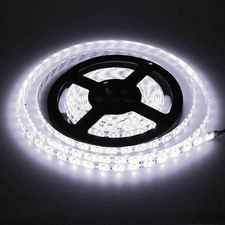 16FT Super Bright Cool White 6000K 5630 SMD 300 LED Strip Lights Flexible DC 12V