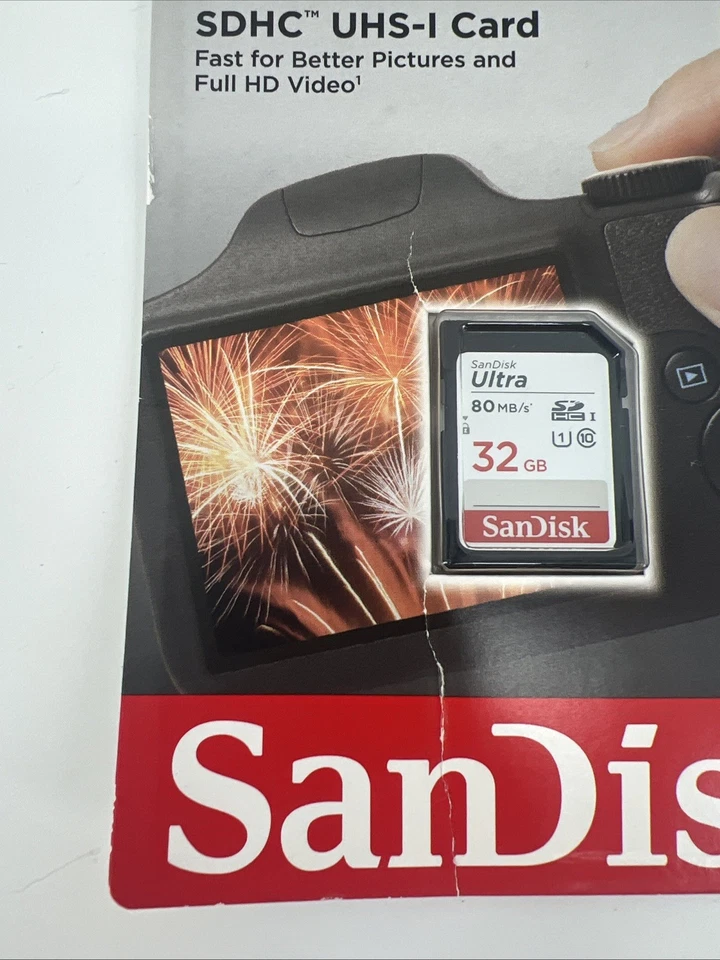 SanDisk 32GB Ultra Class 10 SDHC UHS-I Memory Card Up to 80MB, Grey/Black - Image 2 of 4
