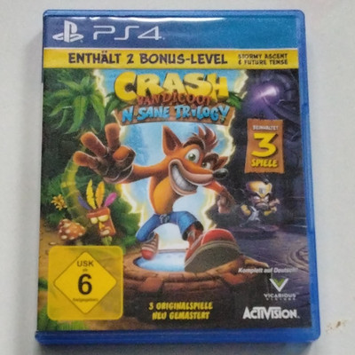 Activision Crash Bandicoot N. Sane Trilogy PS4 PAL USK 6 Remastered Jump  n  Run