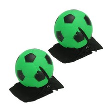 2Pcs 2.5 Inch Sports Wrist Ball, Soccer for Exercise, Fluorescent Green