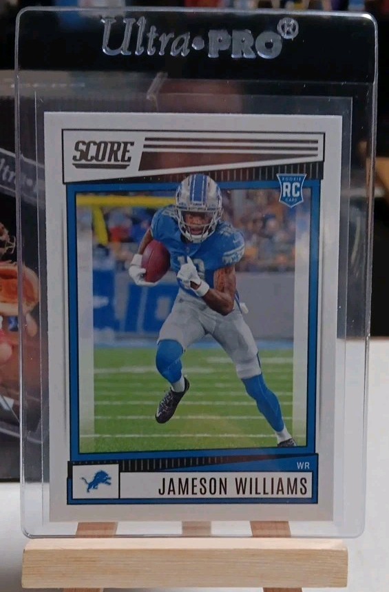 2022 Score Jameson Williams Rookie Card RC Card #377