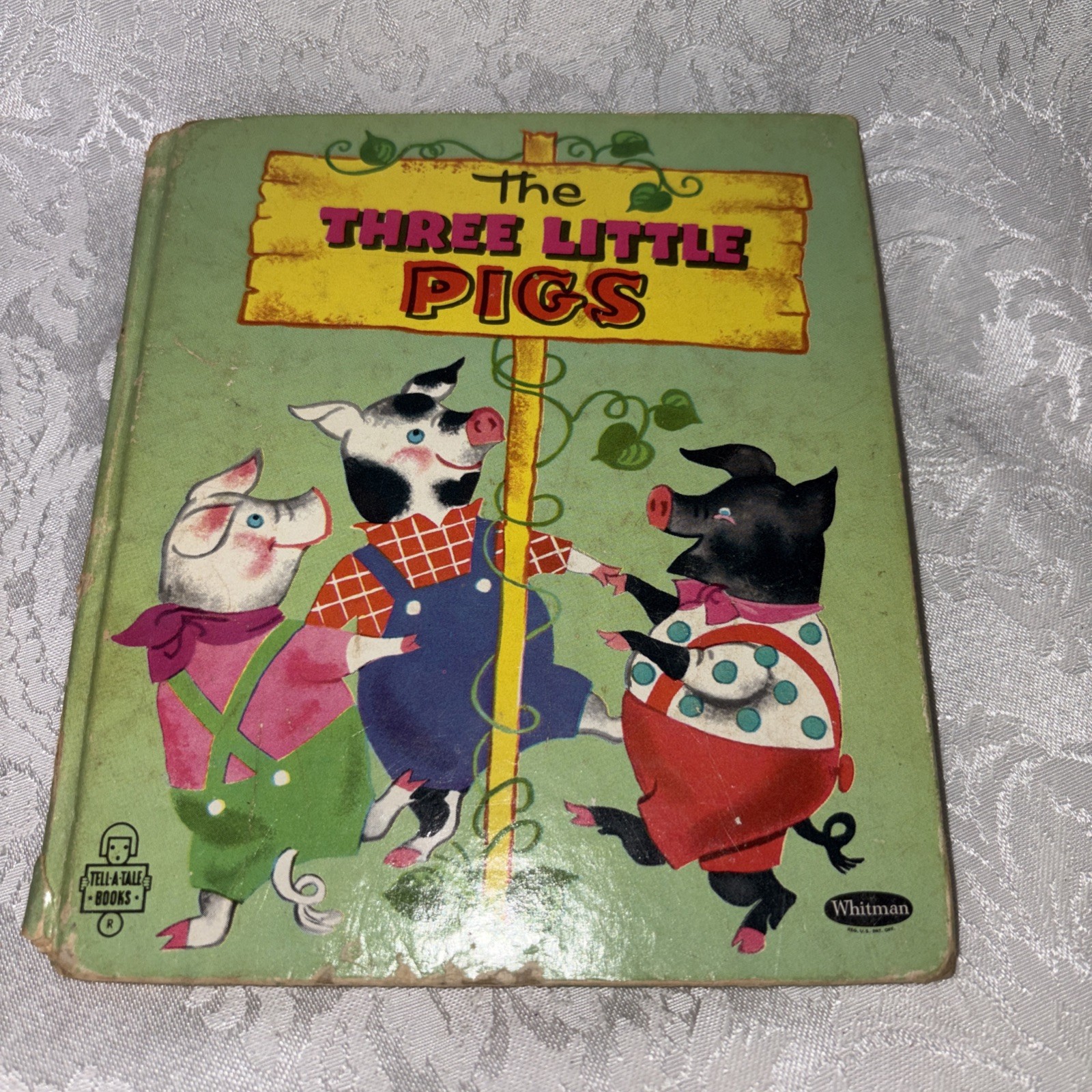 Whitman Tell-A-Tale 1956 The Three Little Pigs Book Vintage 2547