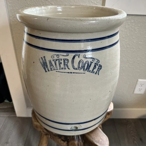 Antique Red Wing 5 gallon Hand Turned Water Cooler Stoneware Crock