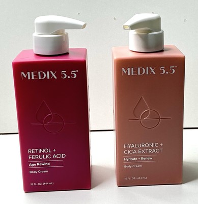 2 Medix 5.5 Hyaluronic & Cica Extract & Retinol Ferulic Acid Body Cream New