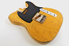 MJT OfficialCustom Vintage Aged Nitro Guitar Body MarkJenny Swamp Ash Blackguard