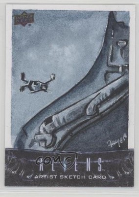 2018 Upper Deck Aliens Movie 1/1 Connie Faye #SKT Auto Sketch p1l
