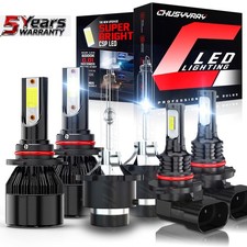 For Lexus Gs350 2007-2011 6x Ledhid Headlight Kit Highlow Beam Fog Light Bulbs