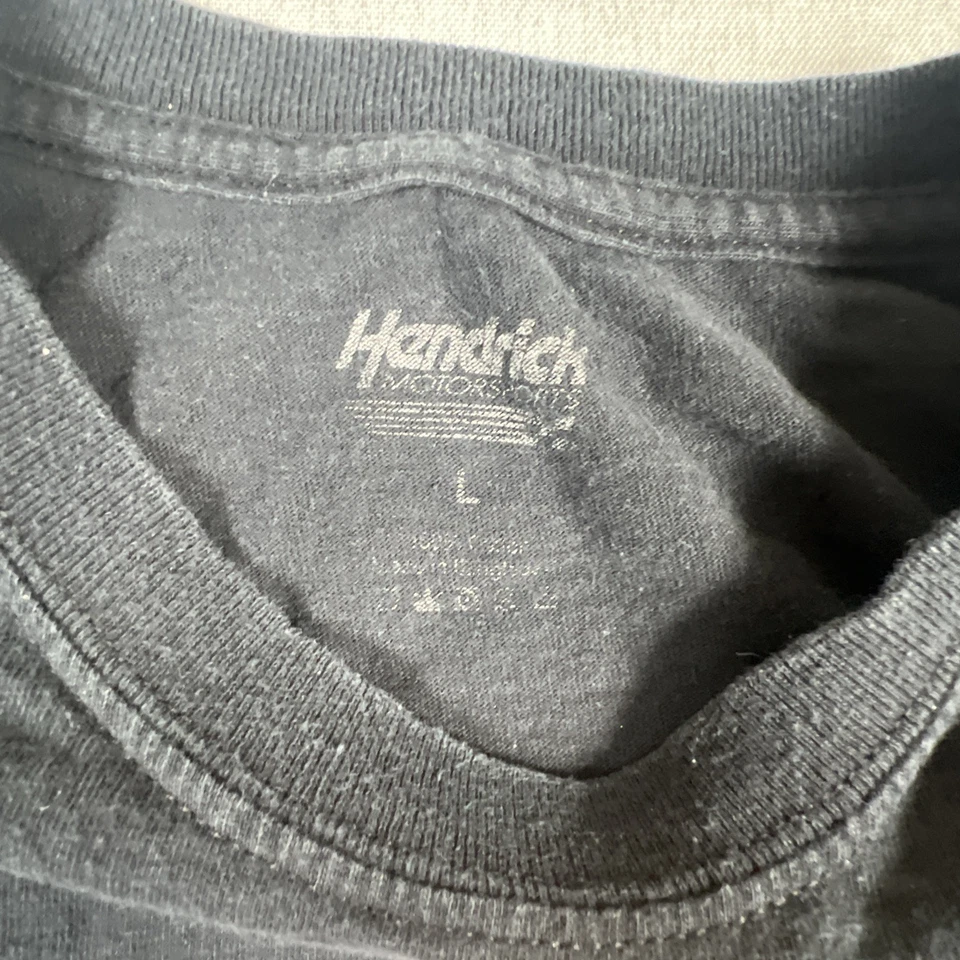 Dale Earnhardt Jr Nation Appreciation Tour T-Shirt Double Sided Nascar L Black - Image 4 of 4