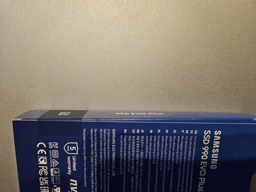 Samsung 990 EVO PLUS 4TB PCIe 5.0 x2 M.2 Internal SSD MZ-V9S4T0B/AM - New - Afbeelding 2 van 4