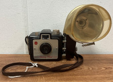 Kodak Brownie Holiday Flash Vintage Camera Kodalite Midget Flasholder TESTED