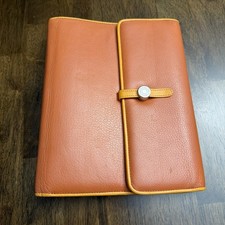 Franklin Covey Planner 7-Ring Orange Leather ...