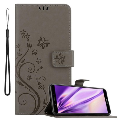 Case for Honor 7C / Huawei Y7 2018 Phone Cover Protection Flower Book Wallet