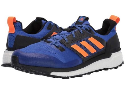 Mens Adidas Supernova Trail Running Shoes Blue Orange Sneaker Adidas BB6622 NEW