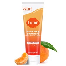 Lume Whole Body Deodorant - Invisible Cream Tube - 72 Hour Odor Control -