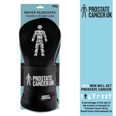 Golf Driver Headcover - unterstützt Prostatakrebs UK