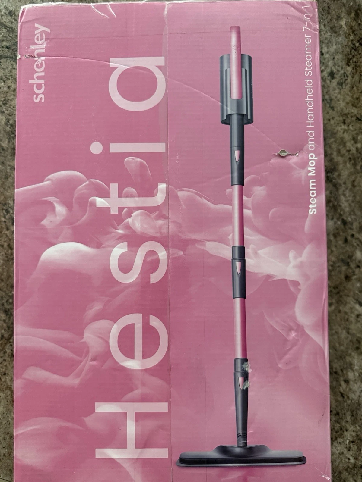 New Schenley Hestia Steam Mop Cleaner w/ Detachable Handheld Steamer 7 in 1 OBO